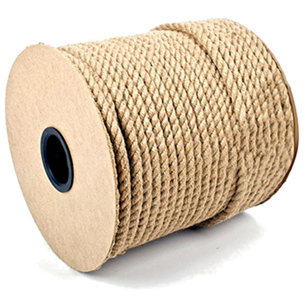 10m Long Natural Jute Rope Twisted Braided Decking Garden Boating Sash 