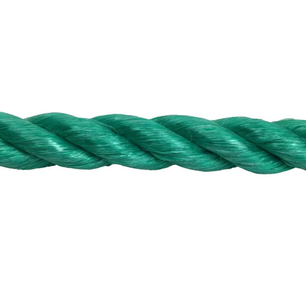 3 Strand Green 10mm Thick Polypropylene Rope Lightweight Nylon Coil