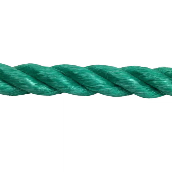 12mm Polypropylene Green Coil Nylon Lightweight 3 Strand Rope