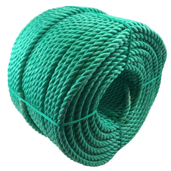 12mm Polypropylene Green Coil Nylon Lightweight 3 Strand Rope