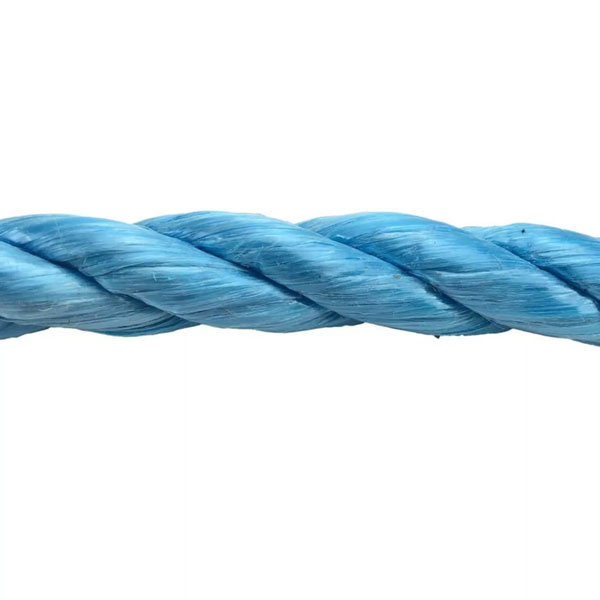 16mm Thick Blue Polypropylene Coil 3 Strand Nylon Lightweight Rope