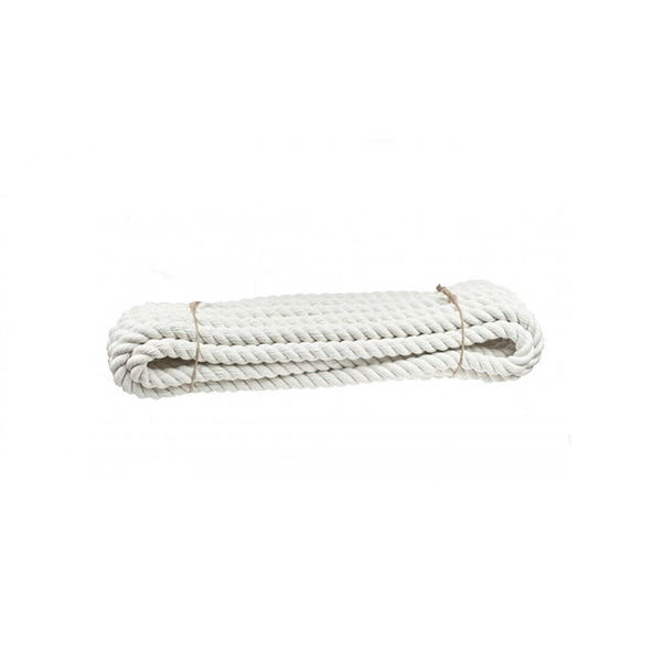 1m Long Natural Cotton Rope Sash Cord White Twine Washing Clothes Natural Ropes 3 Strand