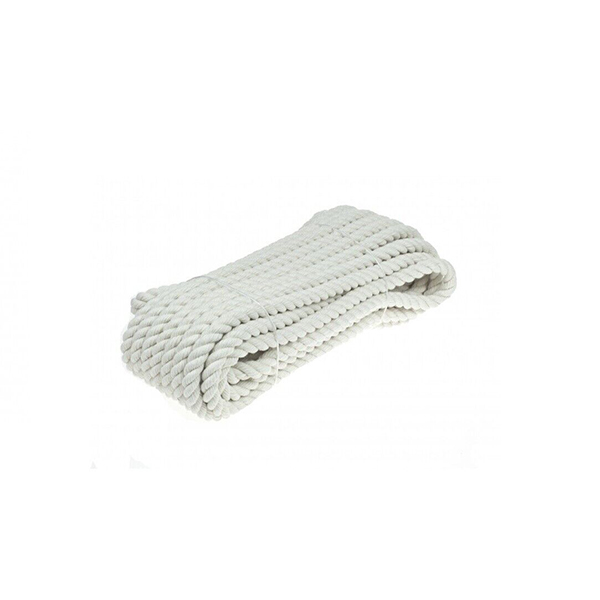 1m Long Natural Cotton Rope Sash Cord White Twine Washing Clothes Natural Ropes 3 Strand