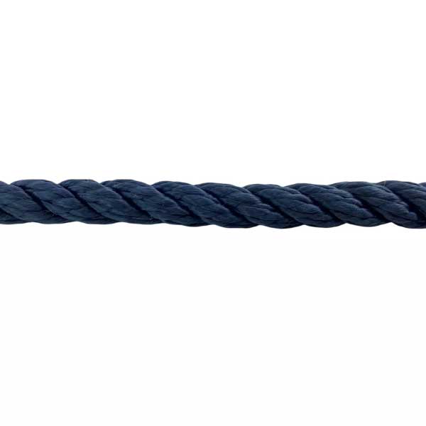 2 Pcs High Strength Softline Warps Boat Lines Navy Blue Mooring Ropes 