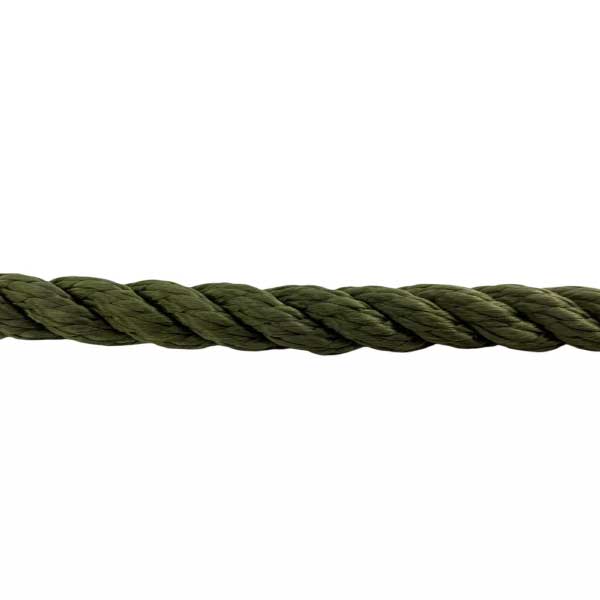 2 Pcs High Strength Softline Warps Boat Lines Olive Green Mooring Ropes