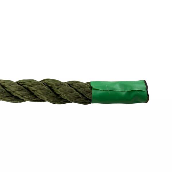 2 Pcs High Strength Softline Warps Boat Lines Olive Green Mooring Ropes