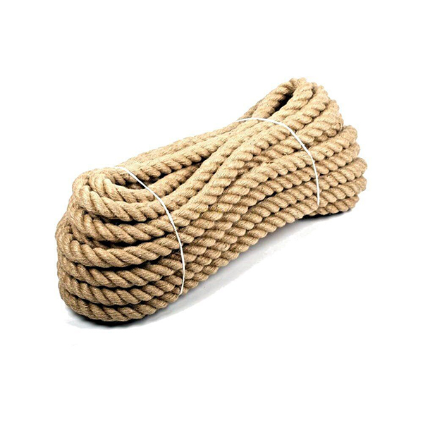 20m Long Natural Jute Rope Twisted Braided Decking Garden Boating Sash 