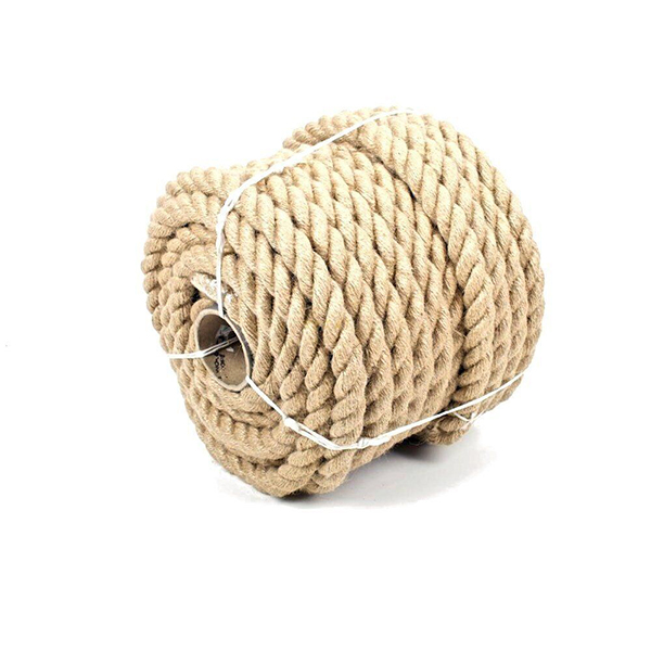 20m Long Natural Jute Rope Twisted Braided Decking Garden Boating Sash 