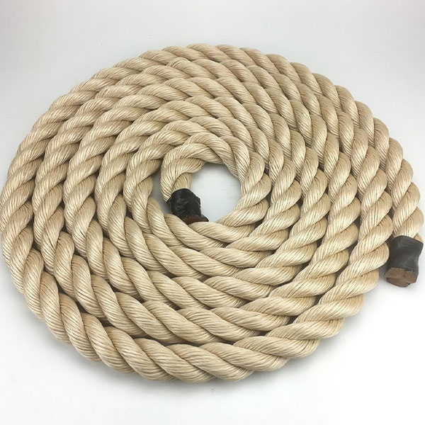 40mm Thick Heavy Duty Twisted Braided Synthetic Sisal Natural Rope