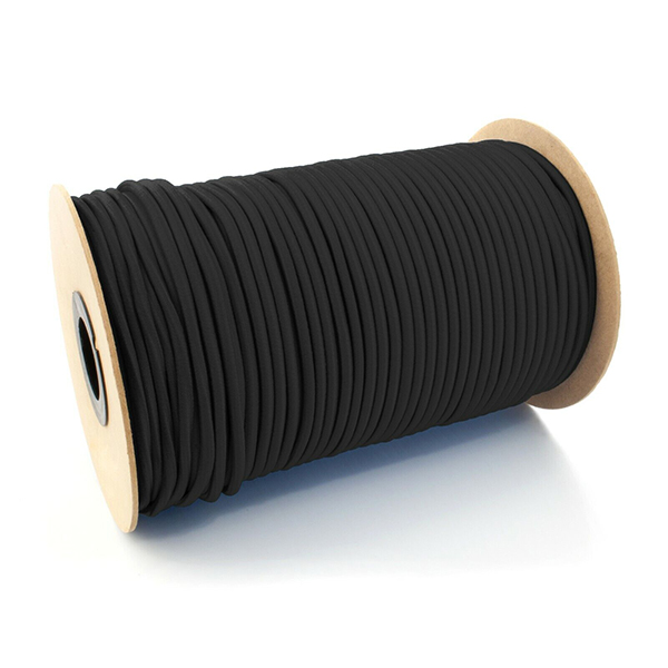 4mm Thick Black Elastic Bungee Rope Shock Cord Tie Down