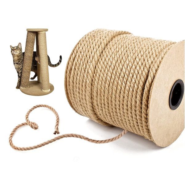 Hessian Cord Rope Braided Twisted for Garden Decking Camping Boating Sash