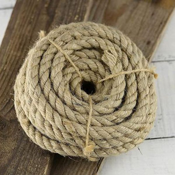 Hessian Cord Rope Braided Twisted for Garden Decking Camping Boating Sash