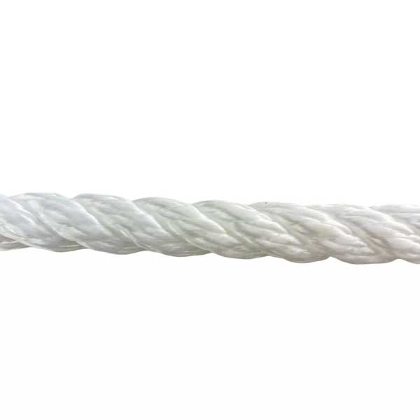 High Strength Softline Warps Boat Lines White Mooring Ropes - Pack of 2