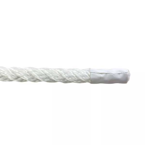 High Strength Softline Warps Boat Lines White Mooring Ropes - Pack of 2