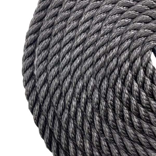 Softline Warps High Strength Boat Lines 2 Pieces Black Mooring Ropes 