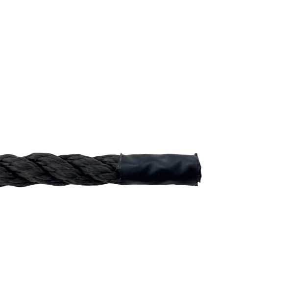 Softline Warps High Strength Boat Lines 2 Pieces Black Mooring Ropes 