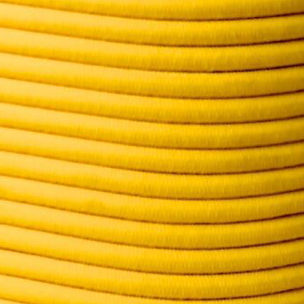 Yellow Flexible Elastic Bungee Cord for Secure Tie-Downs